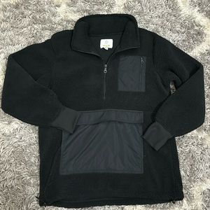 Offline by Aerie Sherpa Nylon Quarter Zip